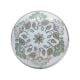 Sage Green Golden Floral Cabinet Knobs for Drawer